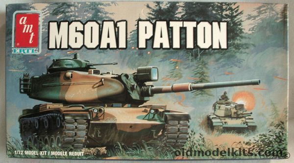 AMT 1/72 M60A1 (M-60) Patton Tank, 8638 plastic model kit